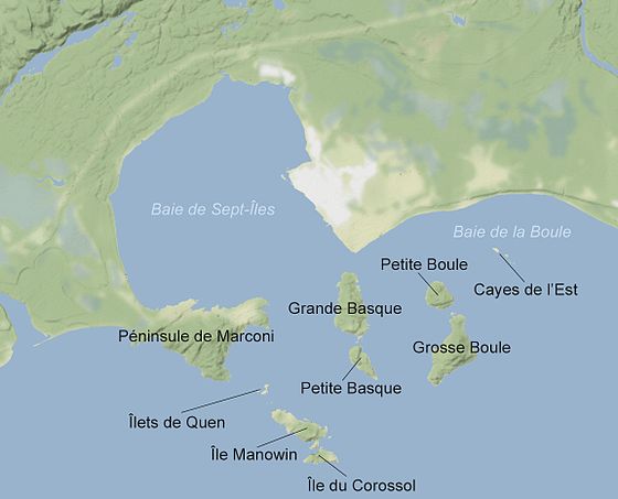 Carte_Archipel_des_Sept-Îles- Quoi faire sur la Cote-Nord / Duplessis - Tourisme Cote-Nord - Destination Cote-Nord
