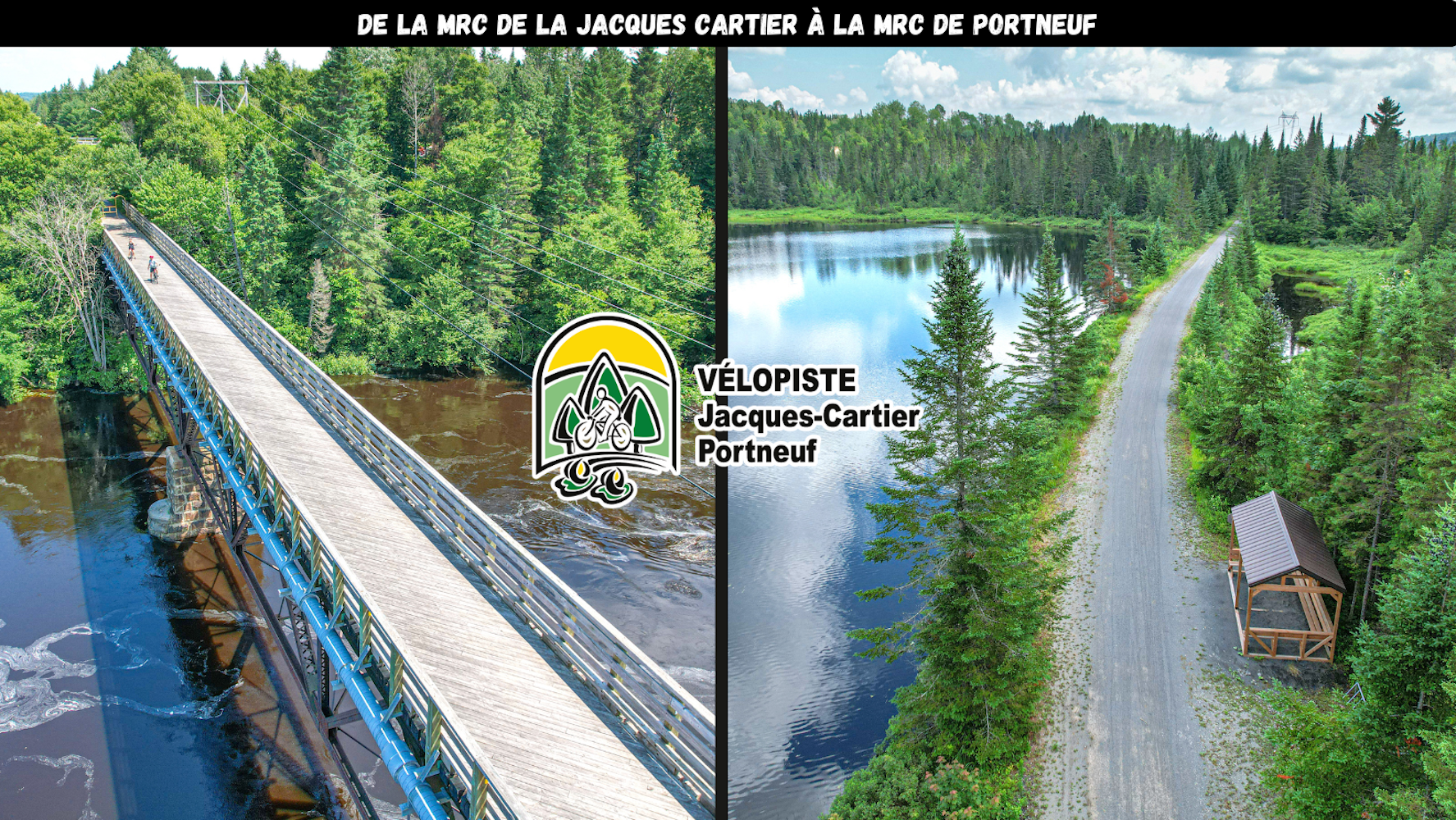 Vélopiste Jacques-Cartier/Portneuf-Saint-Raymond-Tourisme Portneuf