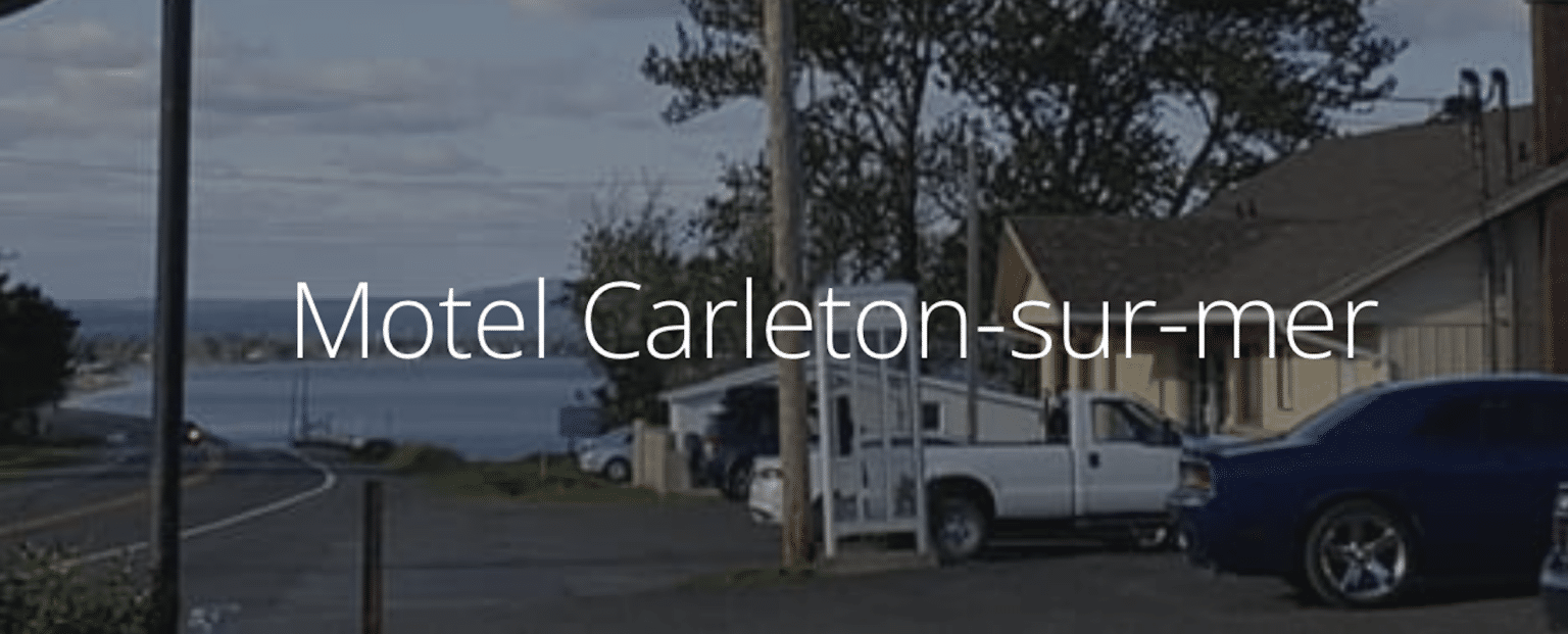 Motel Carleton sur mer Tourisme Gaspesie 1536x621