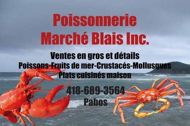 Poissonnerie Marche Blais Chandler Agrotourisme Gaspesie3 768x512