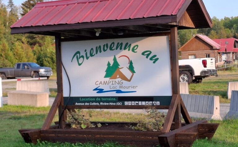 Camping du Lac Mourier Riviere Hevea Abitibi Temiscamingue 768x475