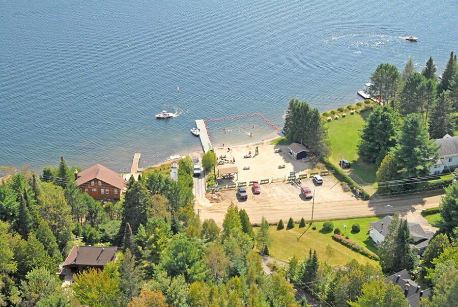 Plage municipale d'Entrelacs