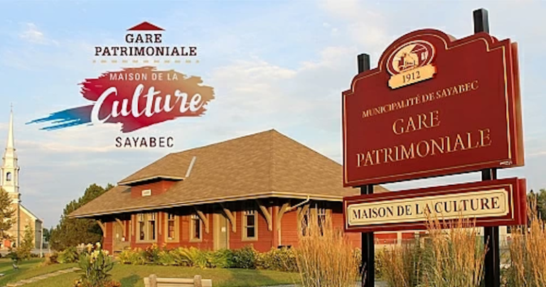 Gare patrimoniale-Maison de la culture - Sayabec -Gaspésie
