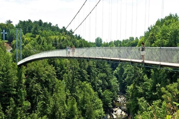 Le parc de la Gorge de Coaticook