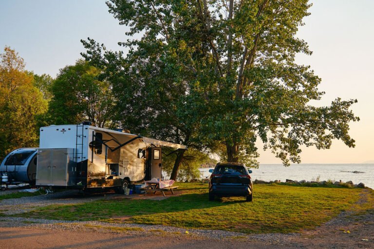 Camping et chalets de la Demi-Lieue, Chaudière-Appalaches, Saint-Jean-Port-Joli