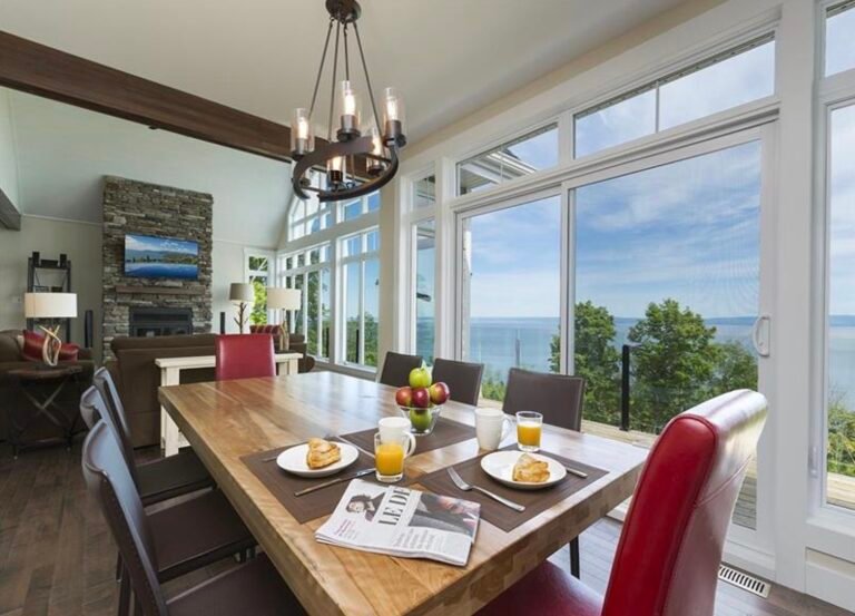 LAquitaine est une résidence de luxe à louer sur Isle-aux-Coudres