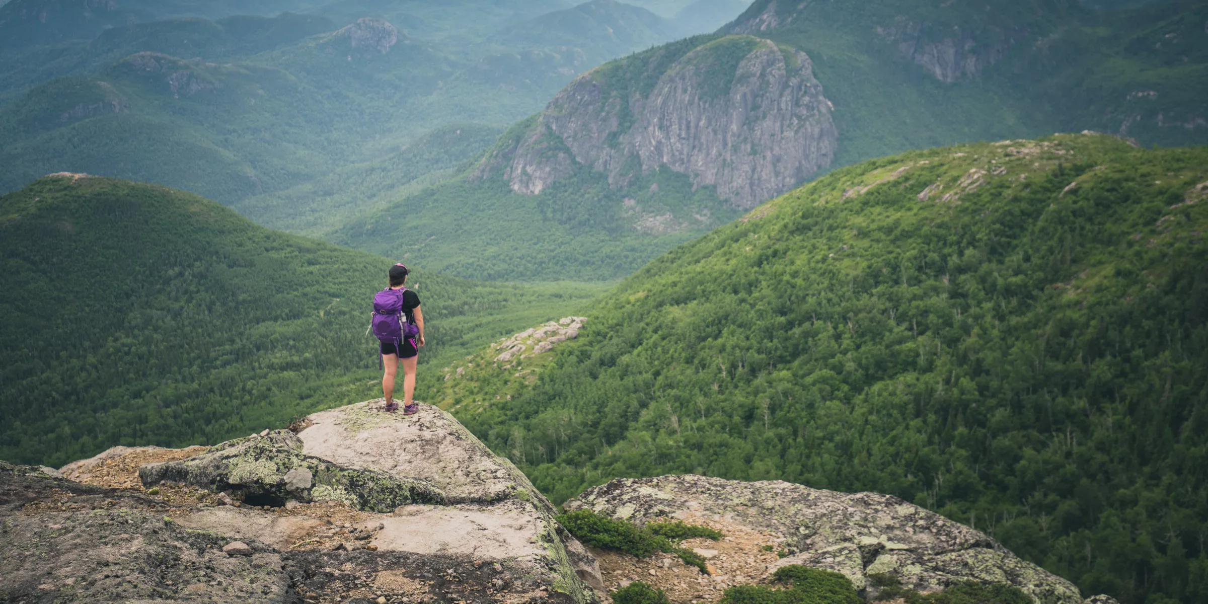 Randonnée au Québec au Mont du Lac des Cygnes - Charlevoix