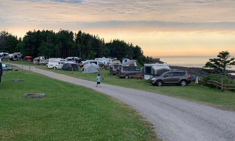 Camping au Soleil Couchant Inc-Grande-Vallée- Gaspésie