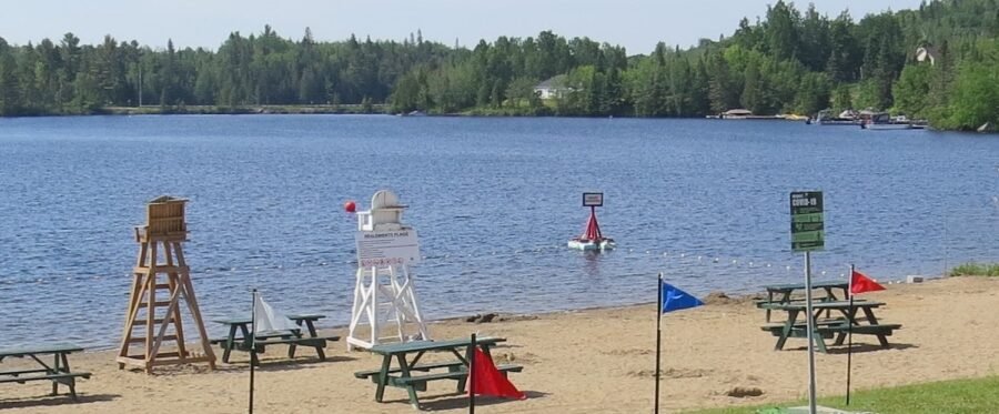 Plage municipale de Sainte-Marguerite-du-Lac-Masson