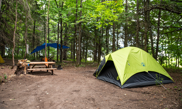 Camping de la Pointe d'Argenenay -Ile d'Orléans