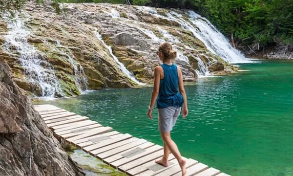 Chute de la Rivière Émeraude Percé - Gaspésie