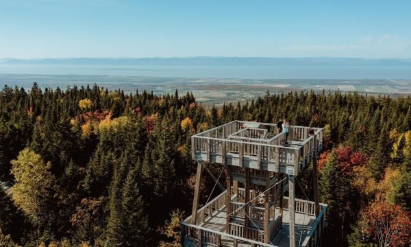 La tour d'observation du Lac Trois-Saumons