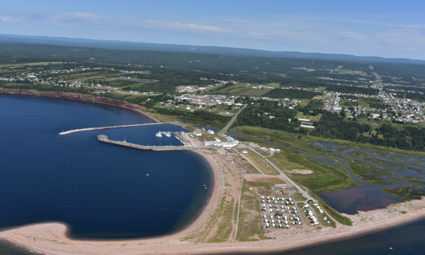 Plage du camping municipal Paspébiac - Destination Gaspésie