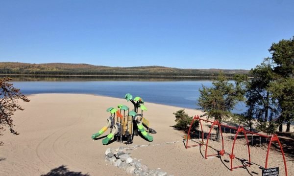 Plage du lac Faillon, Abitibi-Témiscamingue, Senneterre