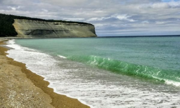 Plage du parc national Anticosti-Cote-Nord