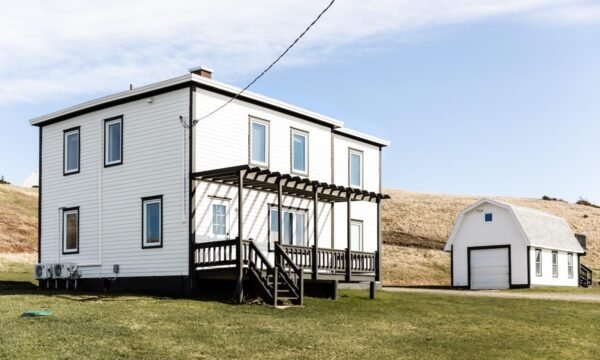 Blanche de l’Ouest - Havre Aubert: Maison de vacances avec vue sur la mer